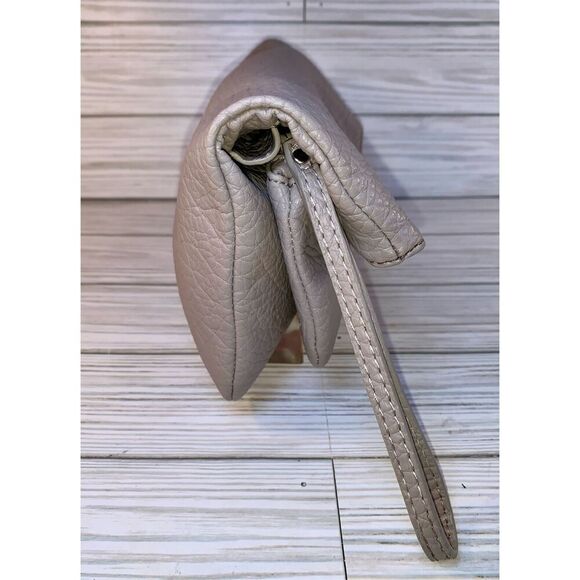 Nine West Coralia Gray Faux Leather Mini Tunnel Crossbody/Clutch - Picture 6 of 15